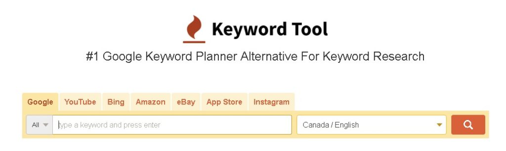 keyword tool otra herramiento seo